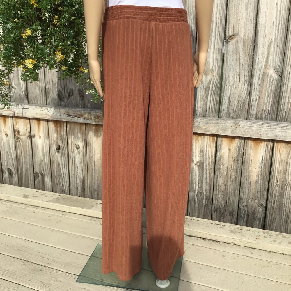 DRAWSTRING WAIST WIDE LEG PANTS WITH POCKETS 🇺🇸 - Picture 8 of 12